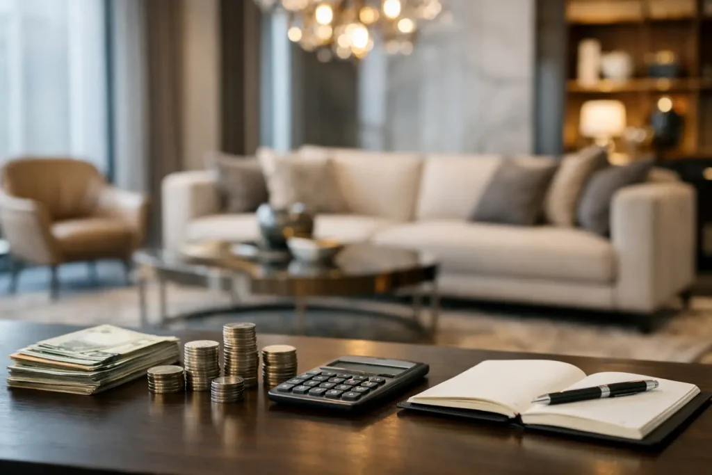 Ce buget ai pentru mobilier premium?