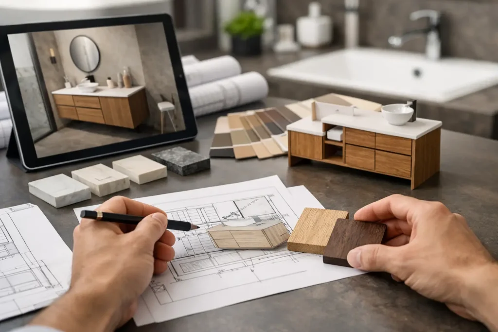 Cum proiectezi mobilier de baie personalizat